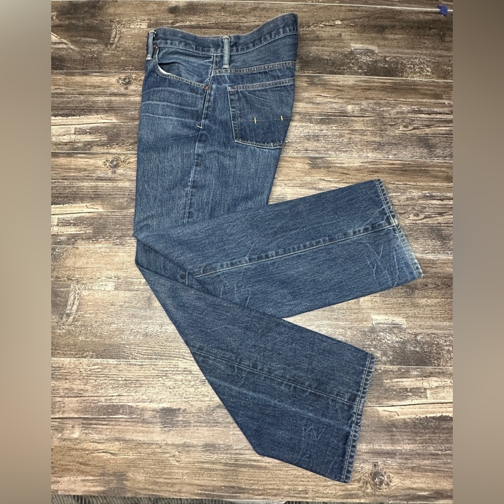 Y2K Polo Ralph Lauren Jeans 34x30 Bootcut Jeans Red R 100% Cotton - Picture 12 of 16
